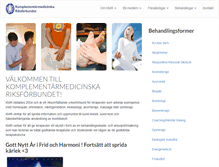 Tablet Screenshot of komplementarmedicinska.se